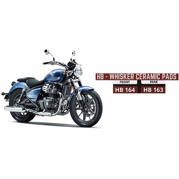 NGAGE WHISKER CERAMIC BRAKE PADS FOR ROYAL ENFIELD SUPER METEOR 650