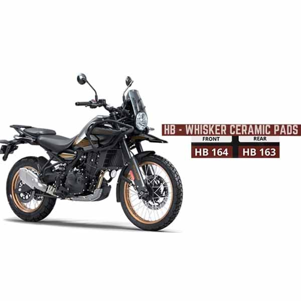 NGAGE WHISKER CERAMIC BRAKE PADS FOR ROYAL ENFIELD HIMALAYAN 450
