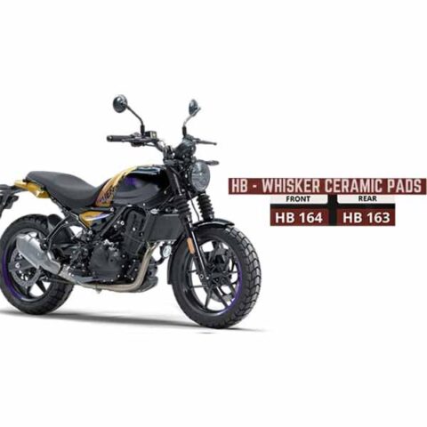 NGAGE WHISKER CERAMIC BRAKE PADS FOR ROYAL ENFIELD GUERILLA 450