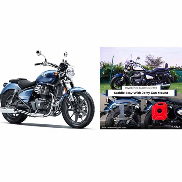 Saddle Stay for Super Meteor 650 with Jerry Can Mount (MS) By Zana