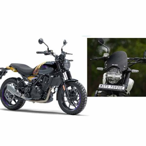 Image of Windshield / Visor for Royal Enfield Guerilla 450 by MOTO TORQUE