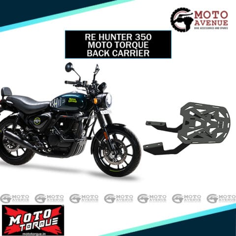 Image of Royal Enfield Hunter 350 Back Carrier by Moto Torque