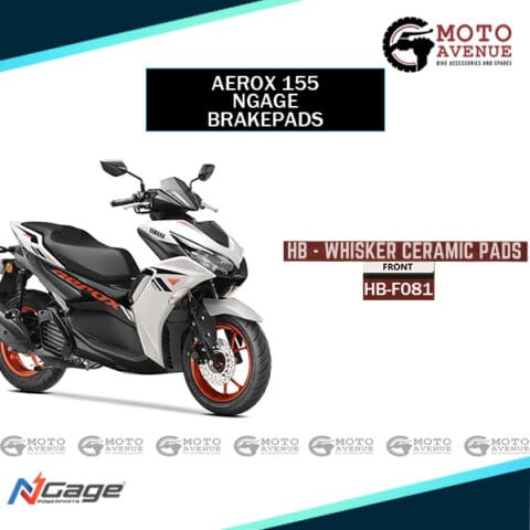 NGAGE WHISKER CERAMIC BRAKE PADS FOR YAMAHA AEROX 155