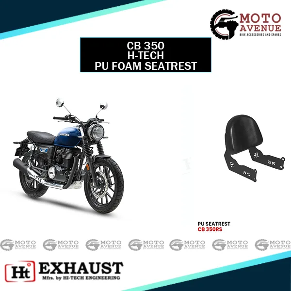 Honda CB 350 RS REAR PU SEAT REST / BACK REST SB 918 by HIGH-TECH