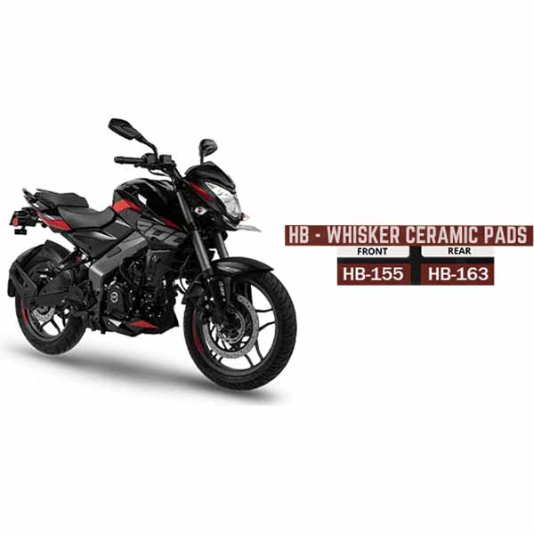 Bajaj NS 200 Front And Rear Ceramic Brakepads by NGage