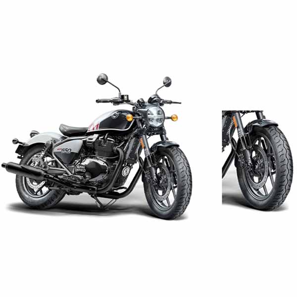 Royal Enfield Shotgun 650 Genuine Tubeless Tyre Front 100/90-18 Rear 150/70-17