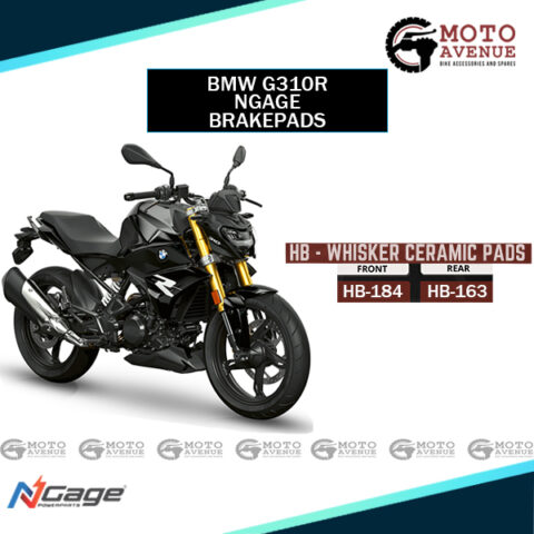 Image of BMW G 310R Front And Rear Ceramic Brakepads by NGage