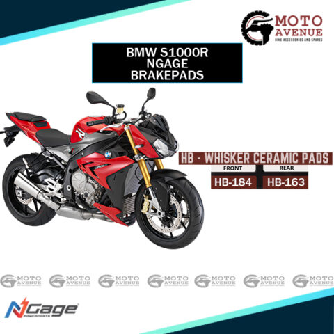 Image of BMW S1000R Front And Rear Ceramic Brakepads by NGage