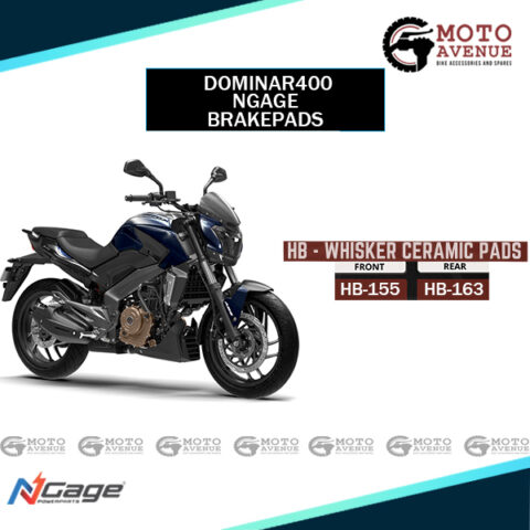 Image of Bajaj Dominar400 Front And Rear Ceramic Brakepads by NGage