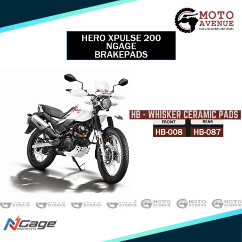 Hero Xpulse 200 Front And Rear Ceramic Brakepads by NGage