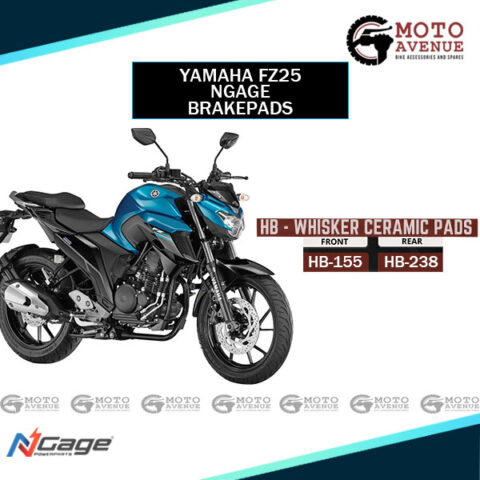 Yamaha FZ 25 Front And Rear Ceramic Brakepads by NGage