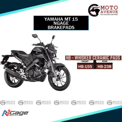 Yamaha MT 15 Front And Rear Ceramic Brakepads by NGage