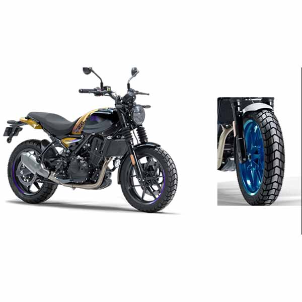 Royal Enfield Guerrilla 450 Genuine tubeless tyre front 120/70-17 rear 160/60-17