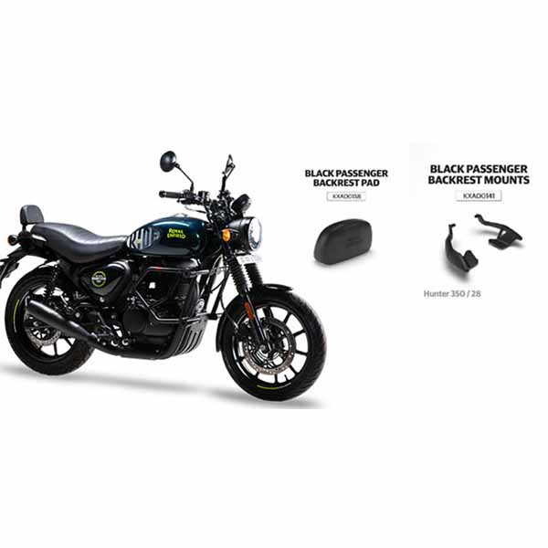 Royal Enfield Genuine Backrest pad and Mounts for Hunter 350