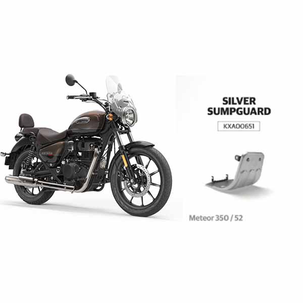 Royal Enfield Genuine Silver SumpGuard for Meteor 350