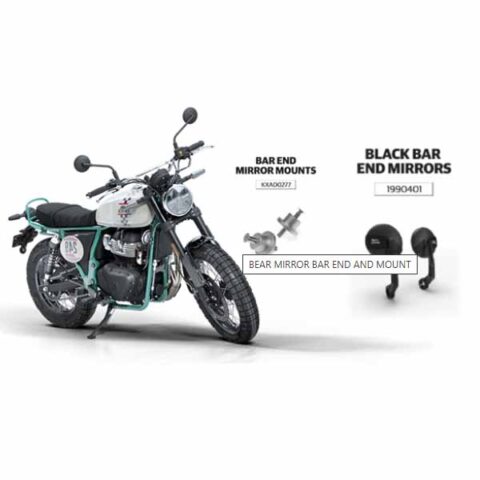 Image Royal Enfield Genuine Bar End Mirrors and Mounts for Bear 650