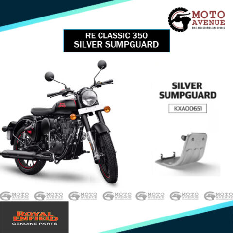 Royal Enfield Genuine Silver SumpGuard for Classic 350