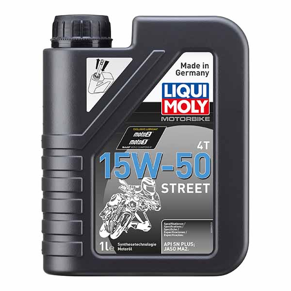 Liqui Moly 15W50 4T Street Synthetic Technology Engine Oil (1 Litre)