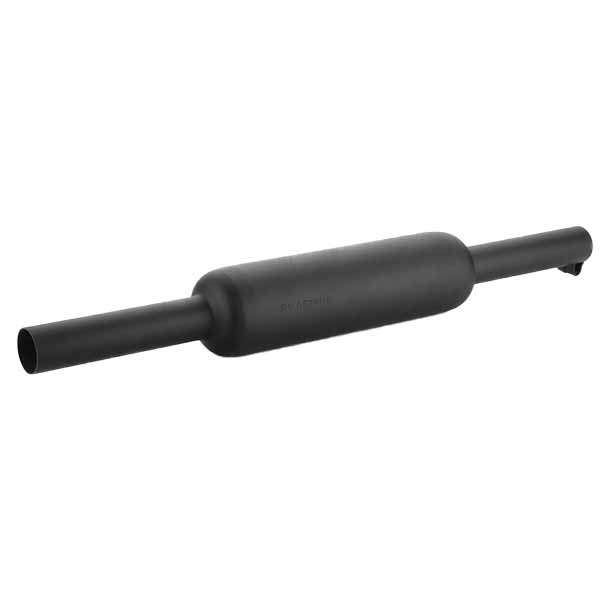 RK Indori Black Short Punjab SM Exhaust for RoyalEnfield Bs3 Models