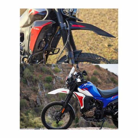 Xpulse 210 fender blck and white