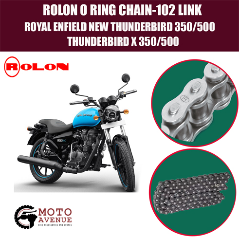 ROLON O RING CHAIN FOR ROYAL ENFIELD NEWTHUNDERBIRD 350/500 AND ...