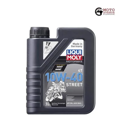 Liqui Moly 10w40 Street SEMI synthetic oil for motorcycles