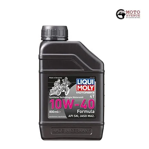 LIQUI MOLY 3036 Motorbike 10W-40 4T Street Synthetic Technology Engine Oil (800 ml)