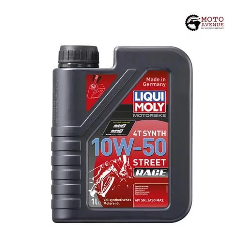Liqui Moly 10w50 Street Race synthetic oil for motorcycles