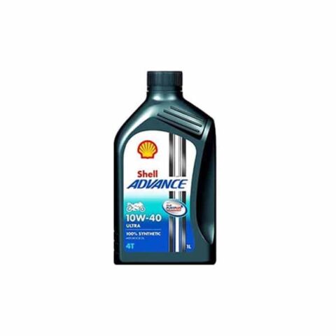 Image of Shell Advance Ultra 550045008 10W-40 API SM Fully Synthetic Motorbike Engine Oil (1 L)