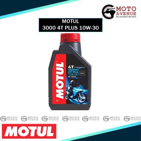 Motul 3000 4T Plus 10W30 Engine Oil for Bikes (1 L)