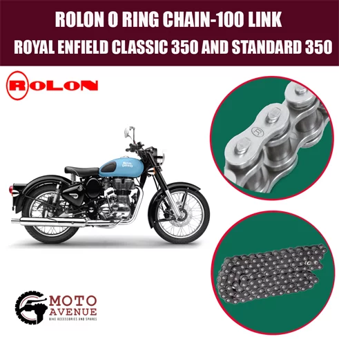 ROLON O RING CHAIN FOR ROYAL ENFIELD CLASSIC 350 AND STANDARD 350