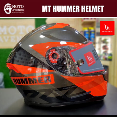 Mt Hummer Quo Glossy Red Helmet-Medium SIze