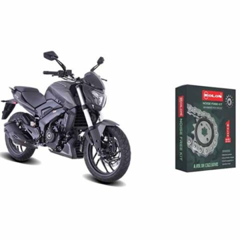 Image of Rolon Noise free Chain Sprocket Kit For Bajaj Dominar 250