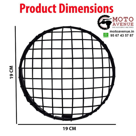 Headlight Grill Royal Enfield Classic 350,500 Standard and Electra - Image 4