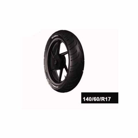 Image of Ceat Zoom-Rad 140/60 R17 63P Tubeless Bike Tyre, Rear