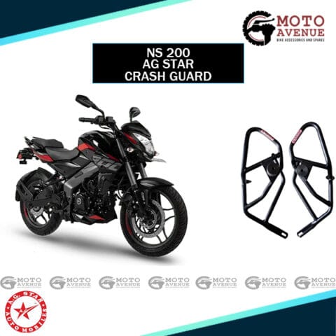 AG STAR CRASH GUARD WITH SLIDER FOR BAJAJ PULSAR NS 200