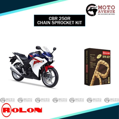 HONDA CBR 250R ROLON BRASS PLATED CHAIN SPROCKET KIT