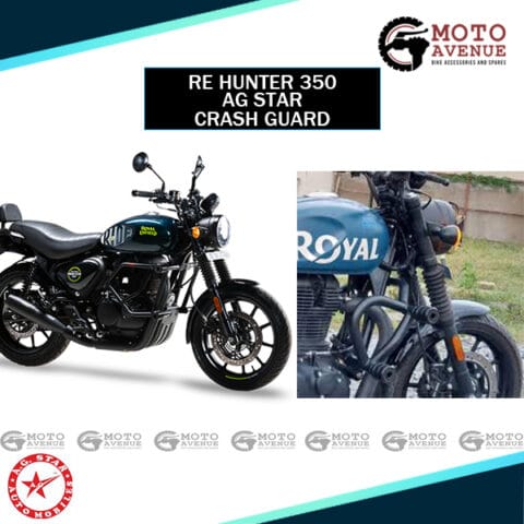 AG STAR CRASH GUARD FOR ROYAL ENFIELD HUNTER350