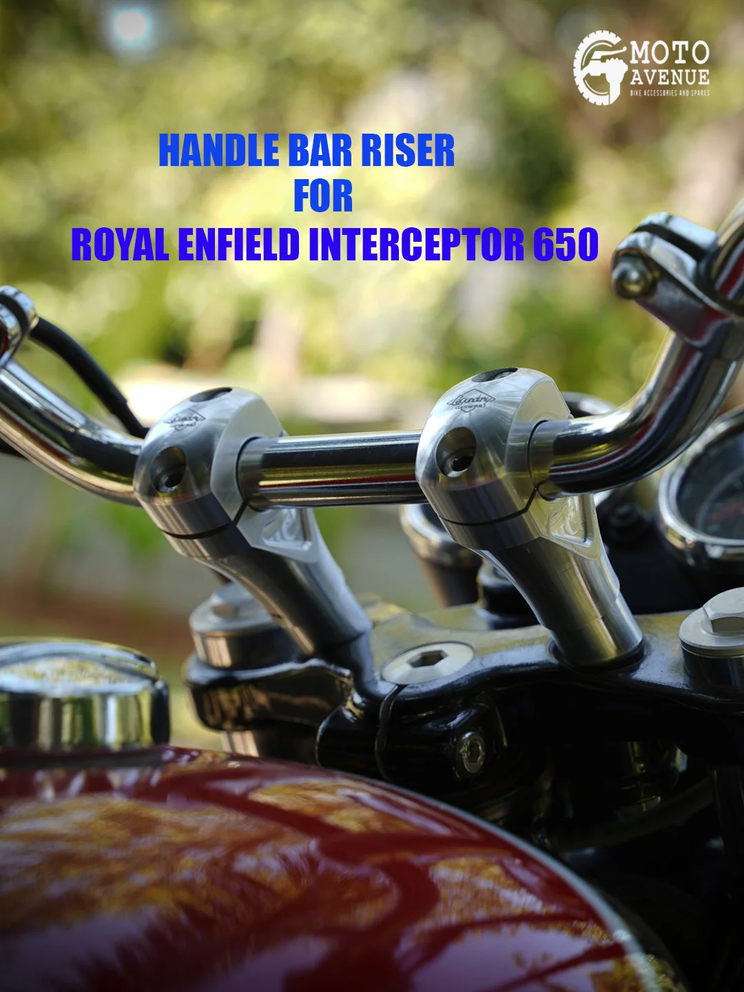 LEGUNDARY HANDLEBAR RISER FOR ROYAL ENFIELD INTERCEPTOR 650 - Image 2