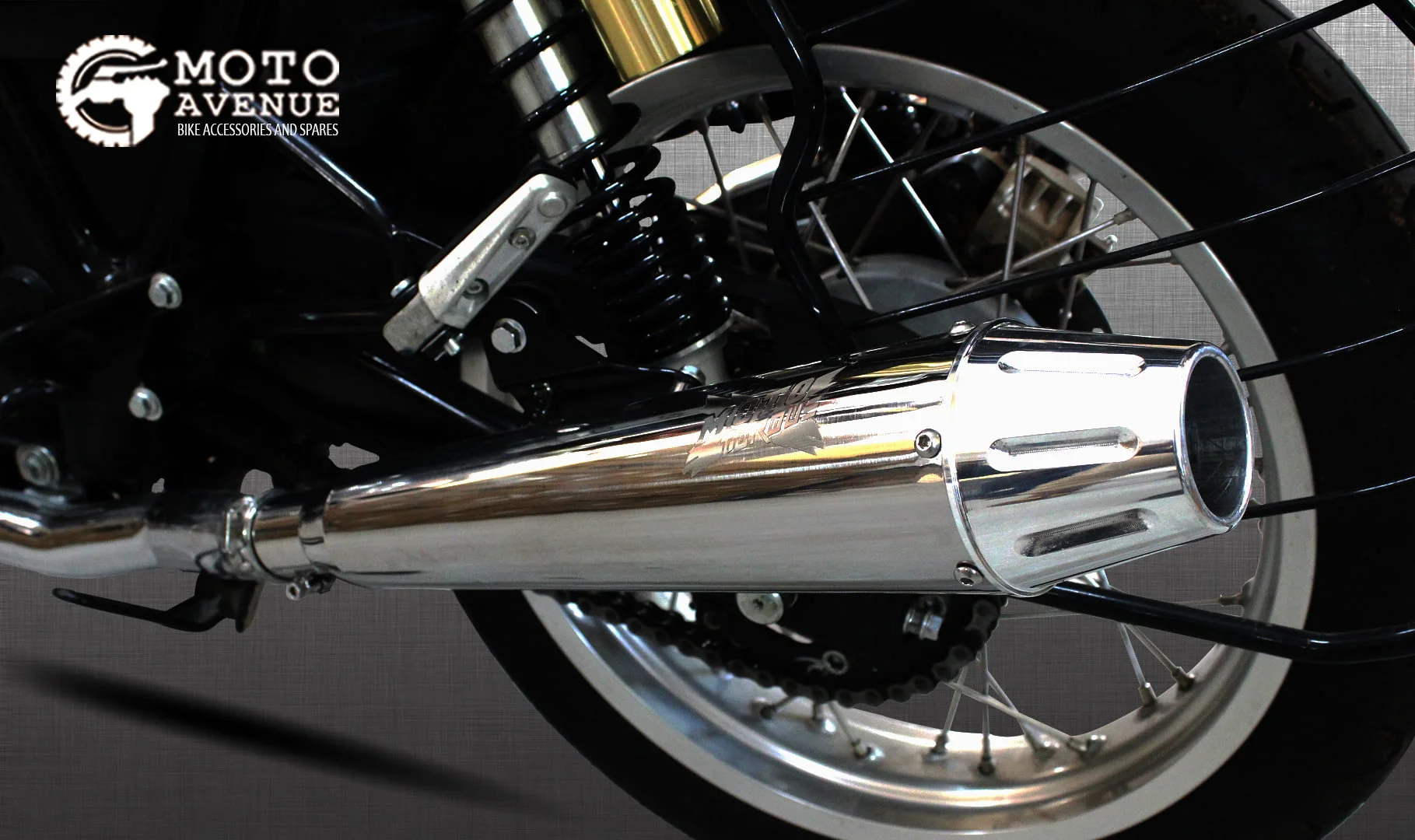 Moto Torque BOLT Exhaust for Royal Enfield Interceptor 650 (Pack of Two) - Image 3