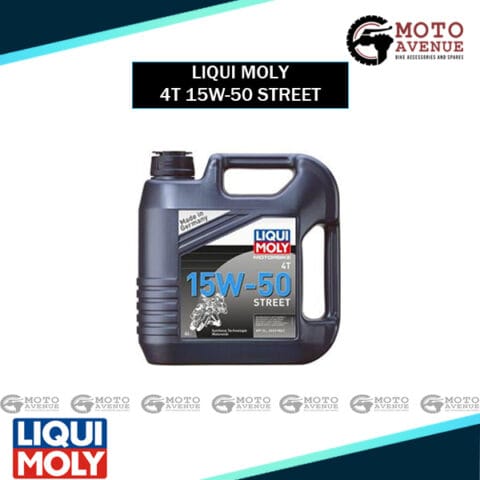 Liqui Moly Motorbike 4T 15W-50 Street Synthetic Technology Engine Oil - 4 Ltr