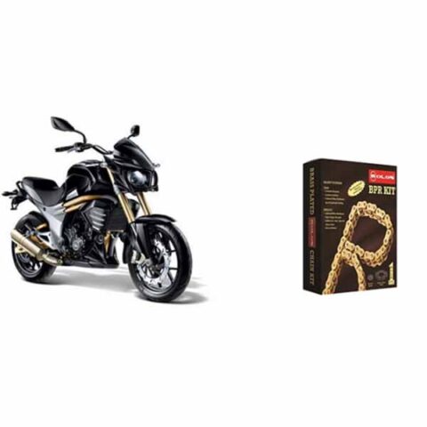 Rolon Brass Chain Sprocket Kit For MAHINDRA MOJO 300-5H