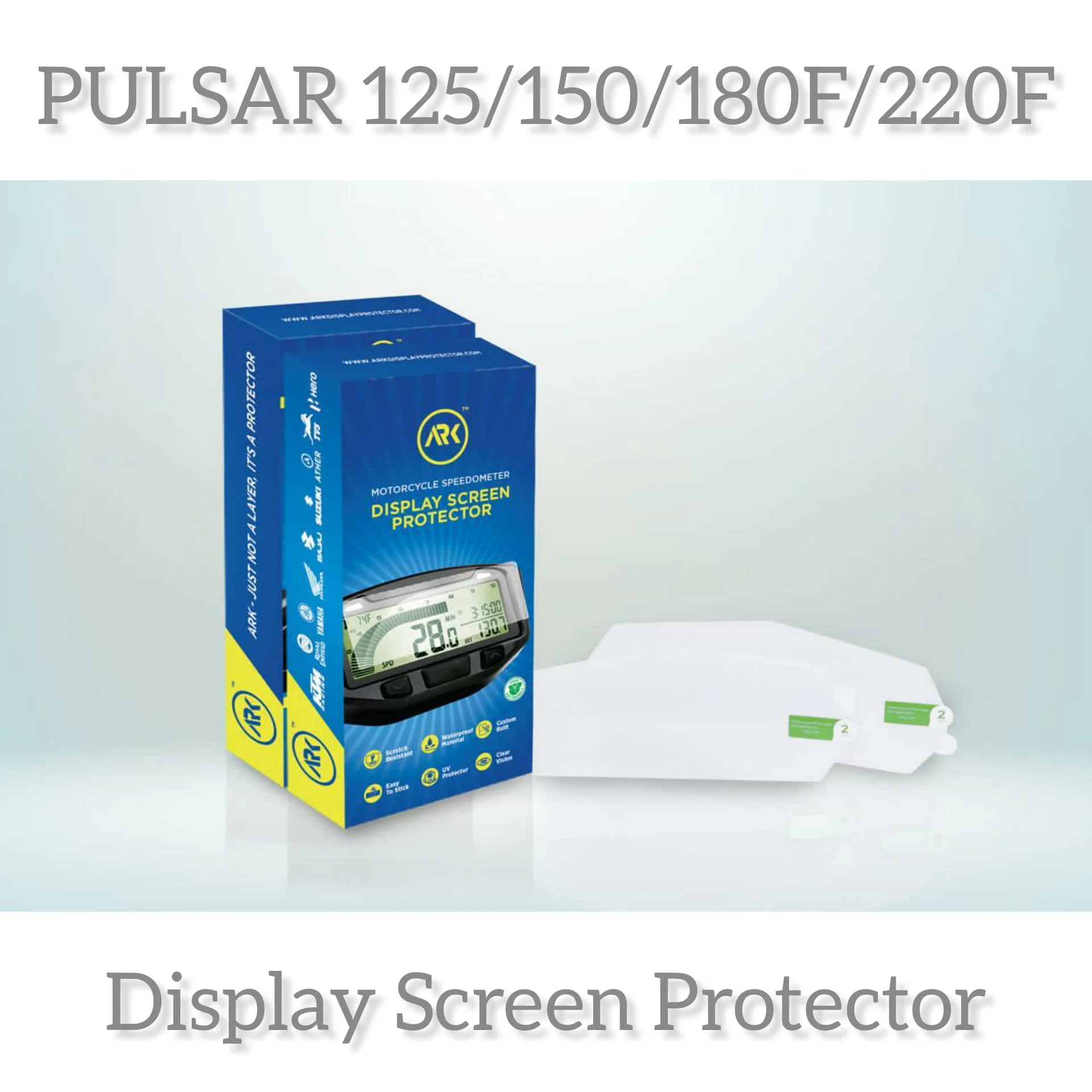 DISPLAY SCREEN PROTECTOR FOR BAJAJ PULSAR 125/150/180F/220F