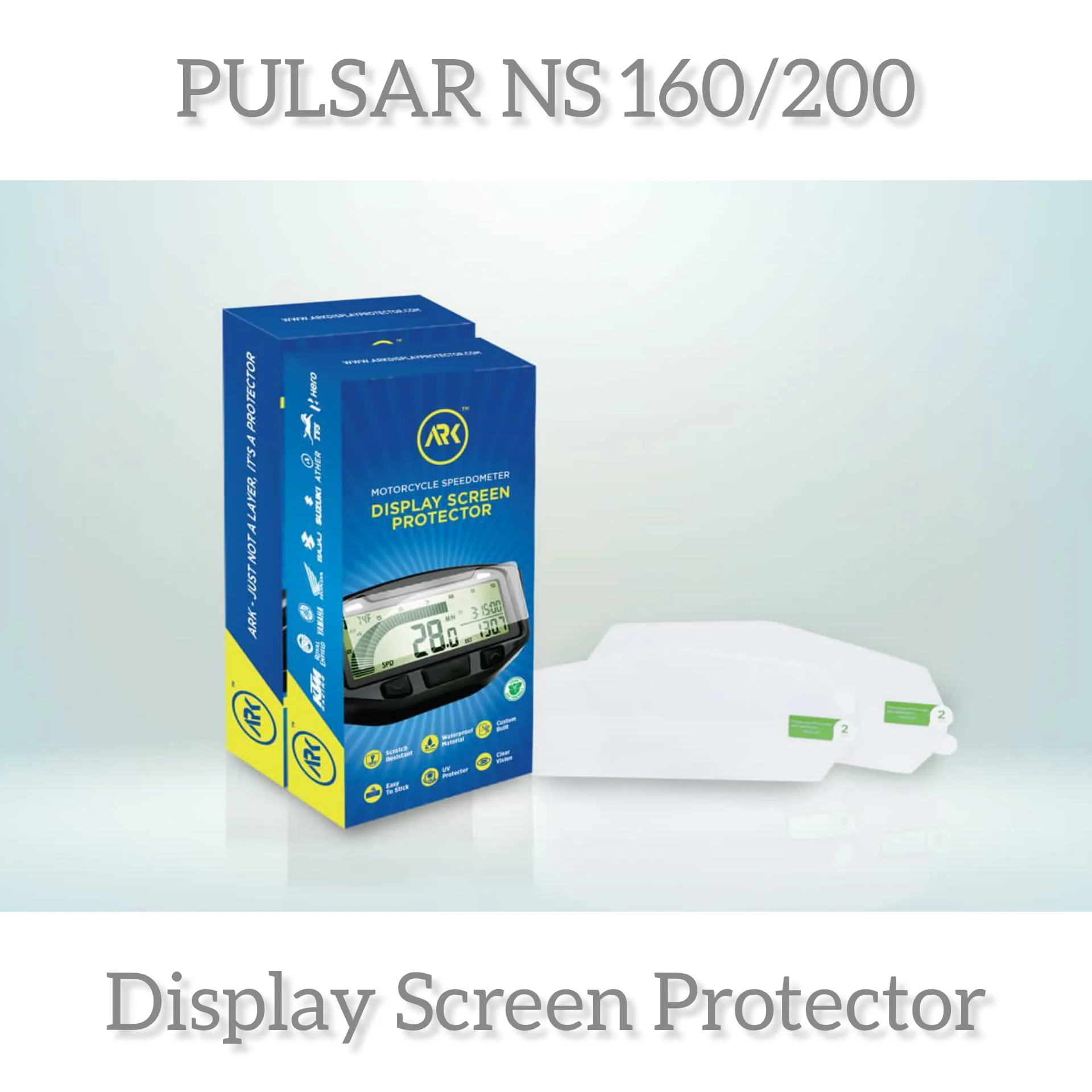 DISPLAY SCREEN PROTECTOR FOR BAJAJ PULSAR NS 160/200
