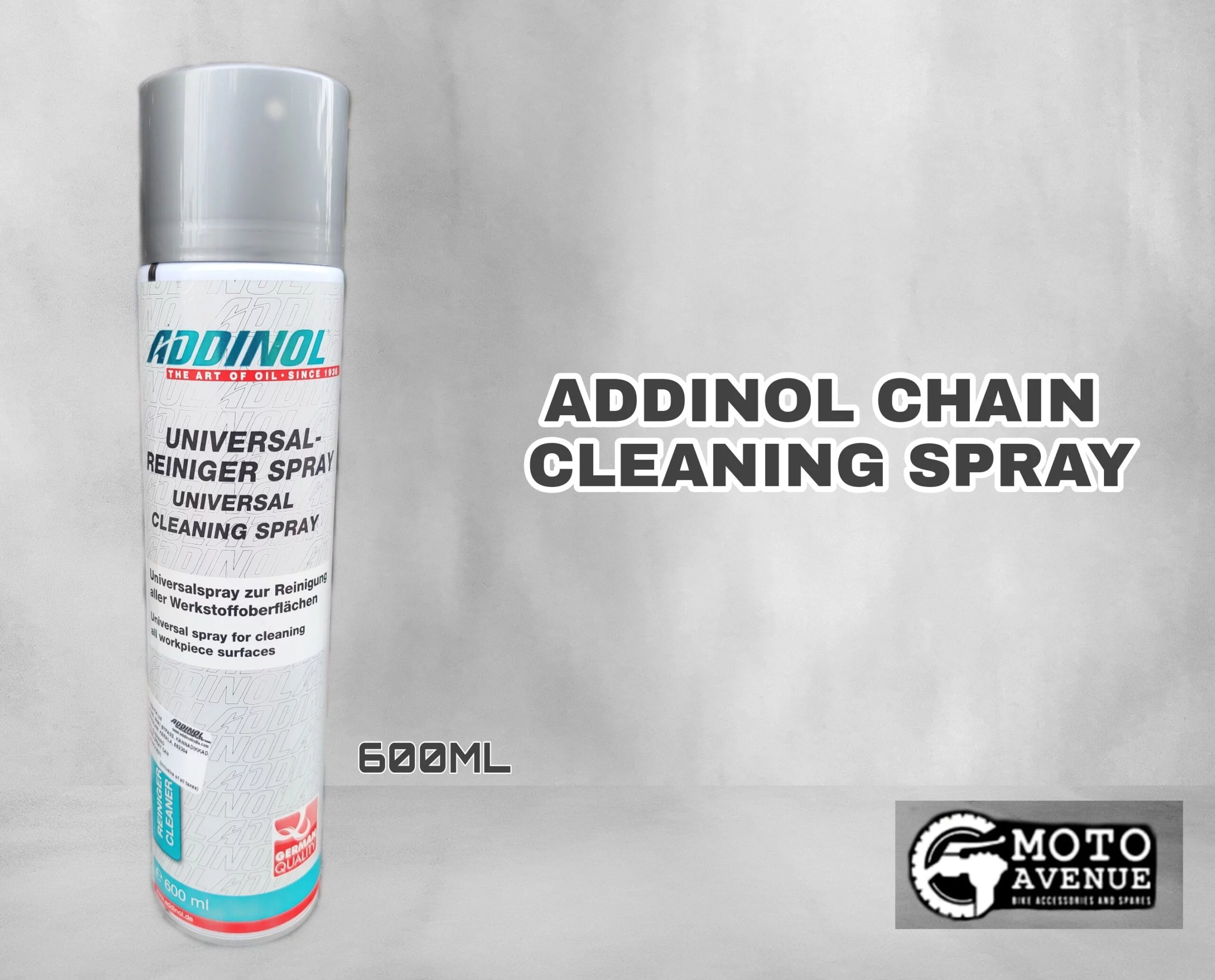 ADDINOL CHAIN CLEANING SPRAY 600ML