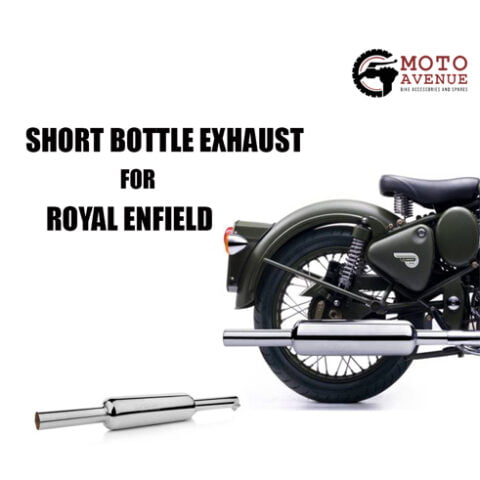 SHORT BOTTLE FREE FLOW EXHAUST FOR ROYAL ENFIELD