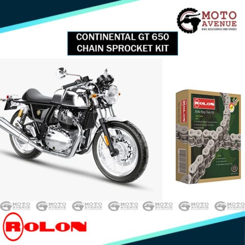 ROLON CHAIN SPROCKET KIT FOR ROYAL ENFIELD INTERCEPTOR/ CONTINENTAL GT 650