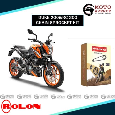 Rolon Chain Sprocket Kit- KTM DUKE 200 & RC 200 Old model (4H) (from july 2012)