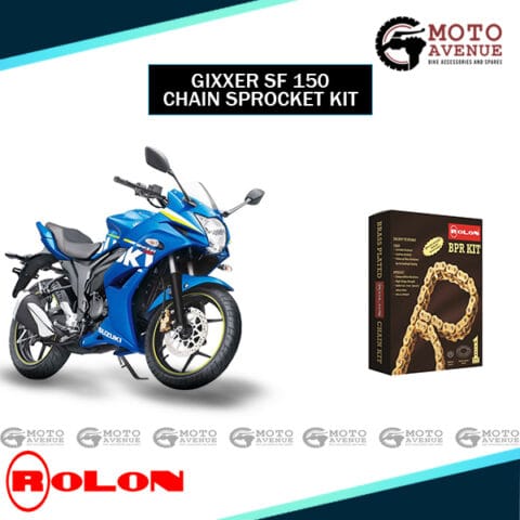 ROLON BRASS CHAIN SPROCKET KIT FOR SUZUKI GIXXER GXR / SF 150 CC