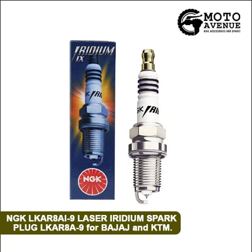 NGK LKAR8AI-9 LASER IRIDIUM SPARK PLUG for BAJAJ and KTM